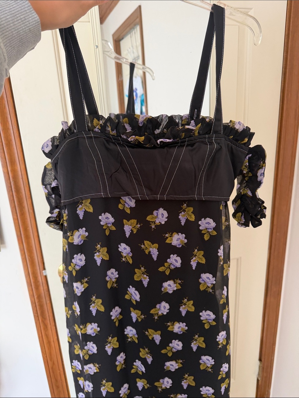 Black Floral Dress